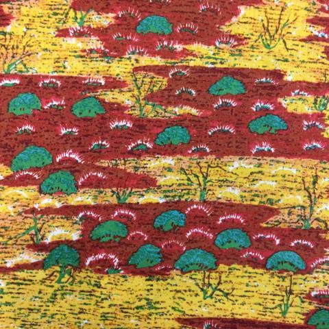 AUSTRALIAN ABORIGINAL Quilting Fabric CANTEEN CREEK ASH  sold by FQ and METRE 