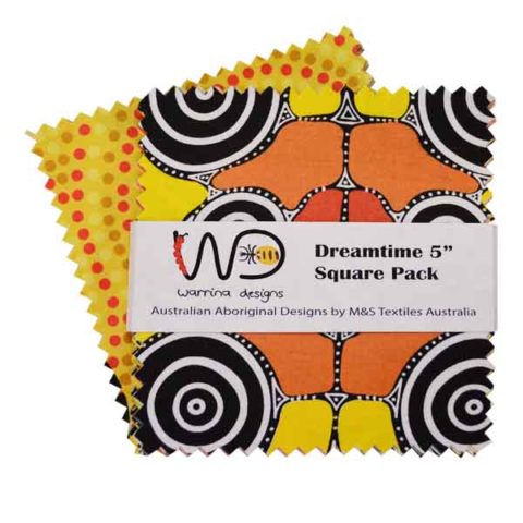 Dreamtime Square Pack Five Inch - Yellow