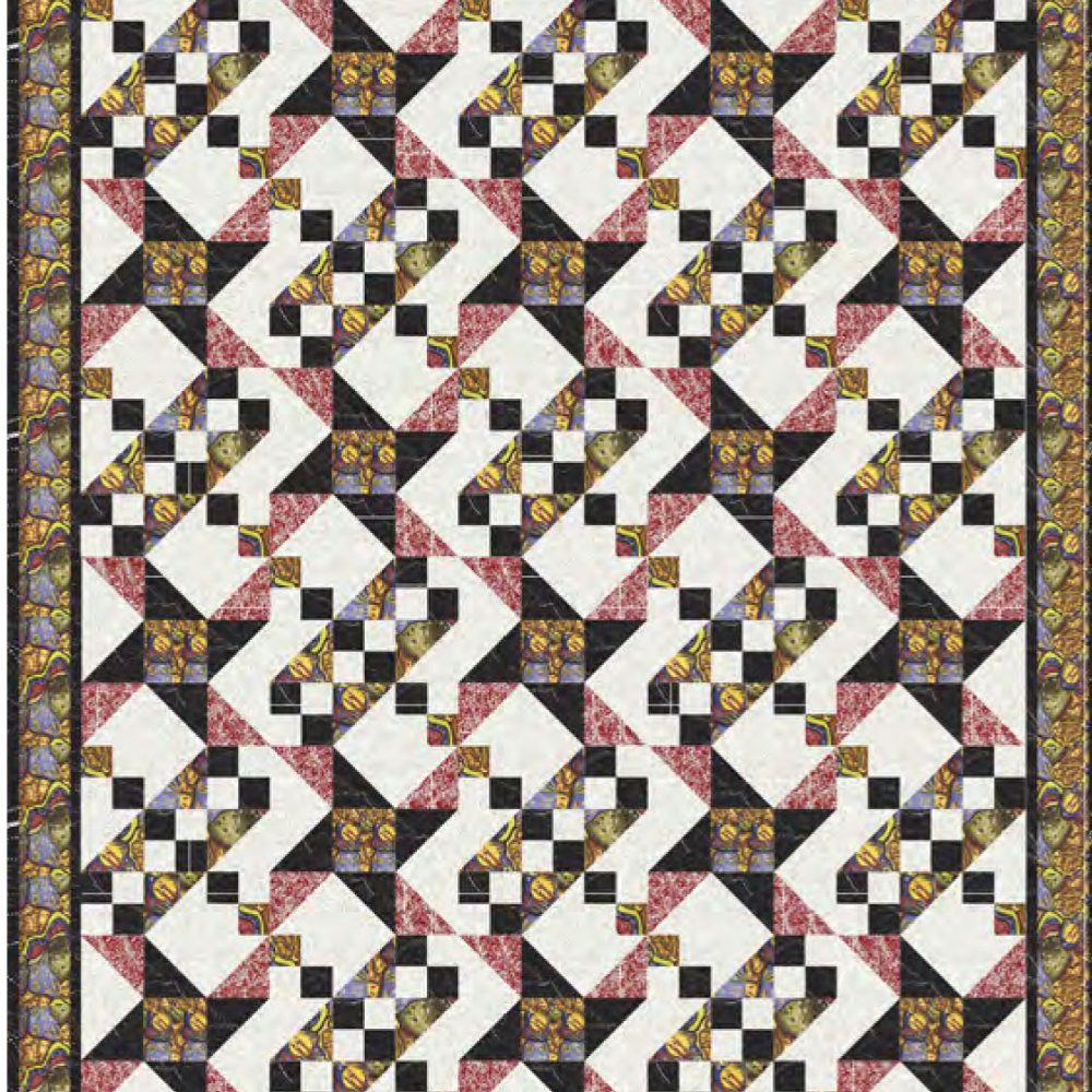 Two Block Quilt by A Henry
